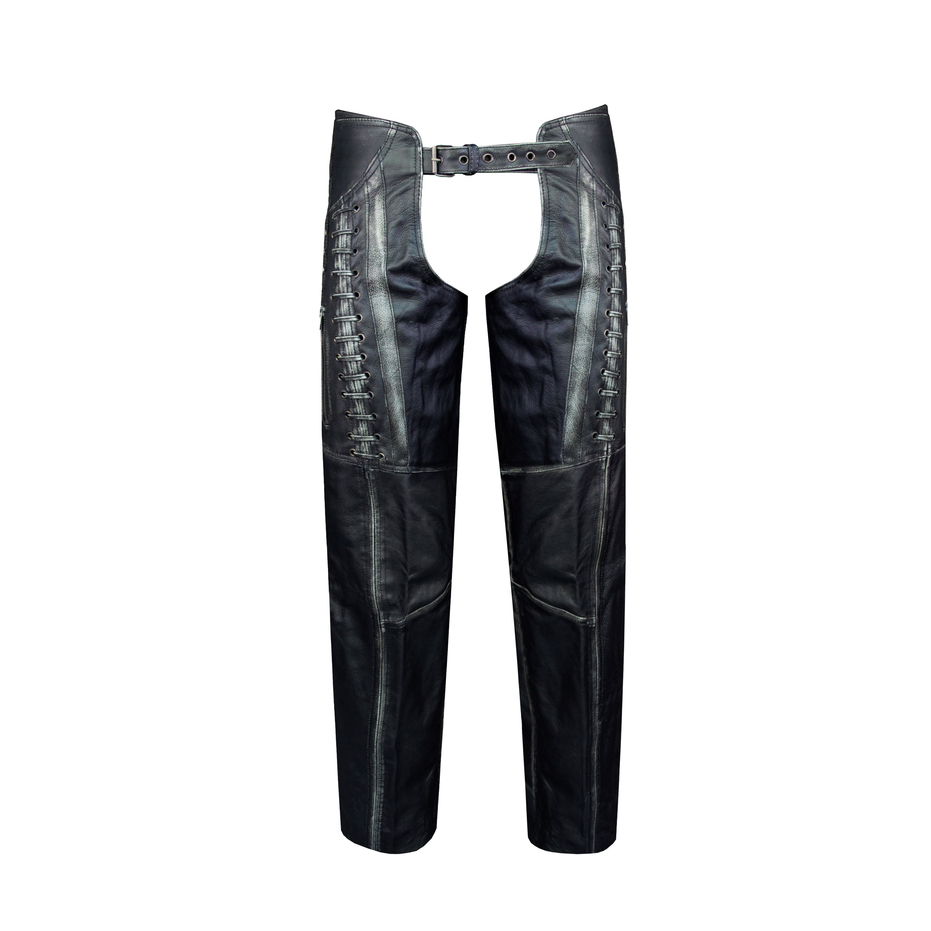 Chaps Off Dream Apparel Rub Off Premium Naked Cowhide Leather Chaps – LeatherVendor